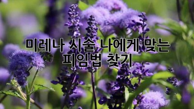 미레나 시술: 나에게 맞는 피임법 찾기
